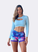 Baby Blue Water Waterproof Short Set - Baby Blue