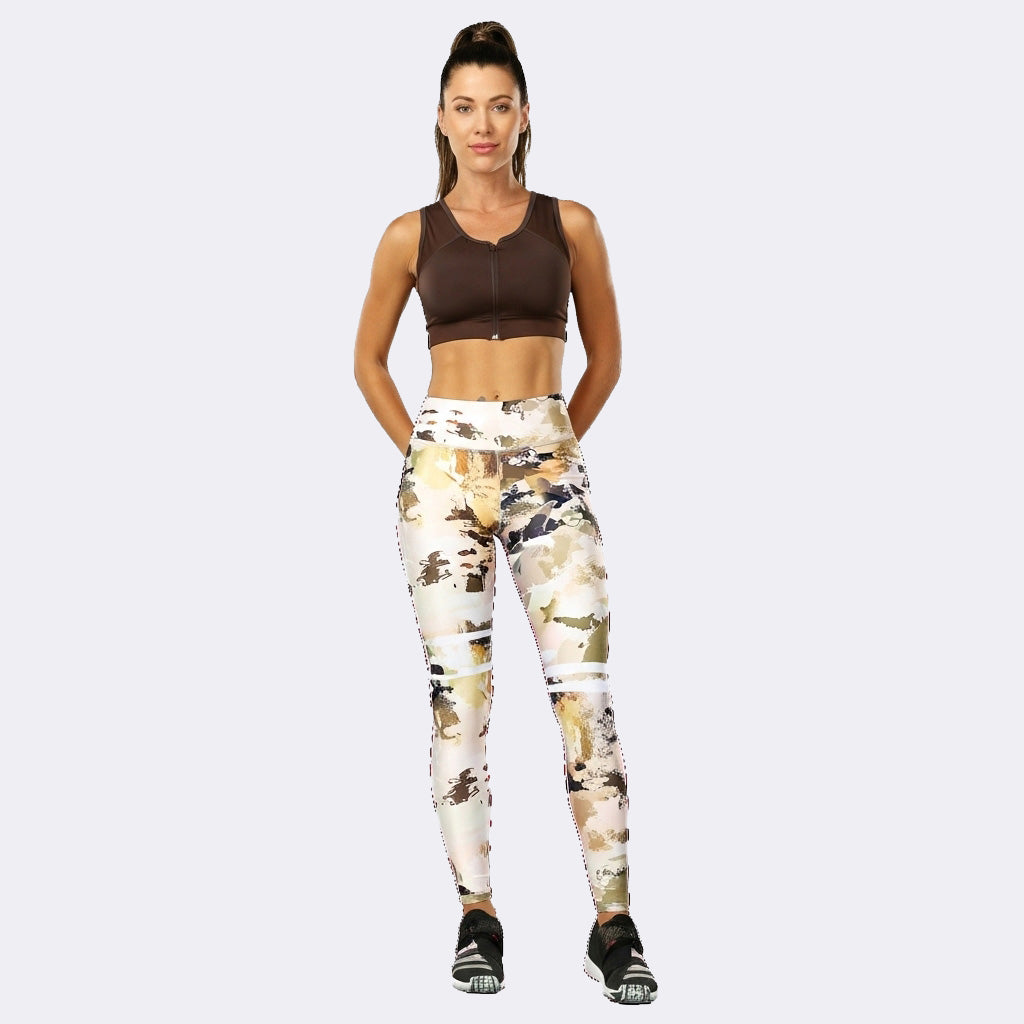 Artisan Flow Sublimated Gym Set - Brown Artwork