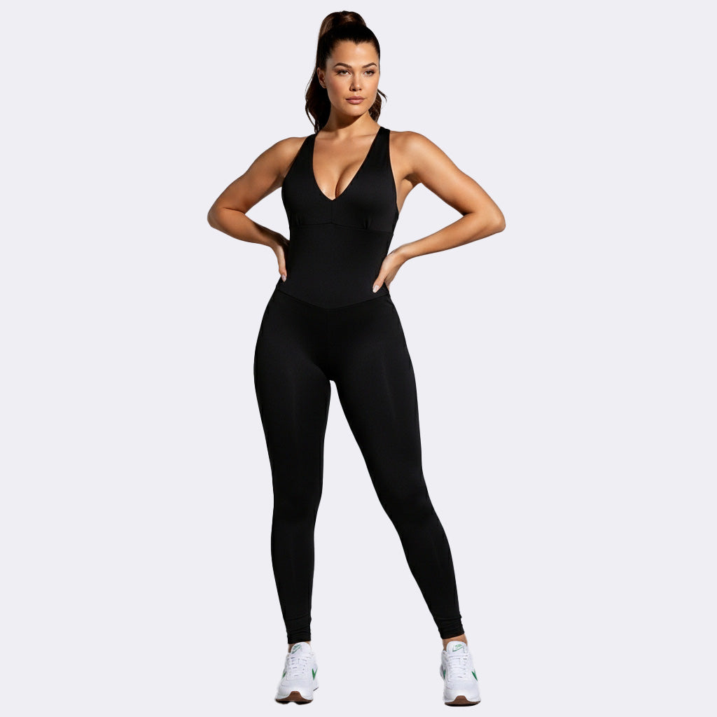 Mono negro con espalda cruzada - Negro