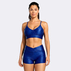 Blue Carnival Brazilian Texturized Short Set - Royal Blue