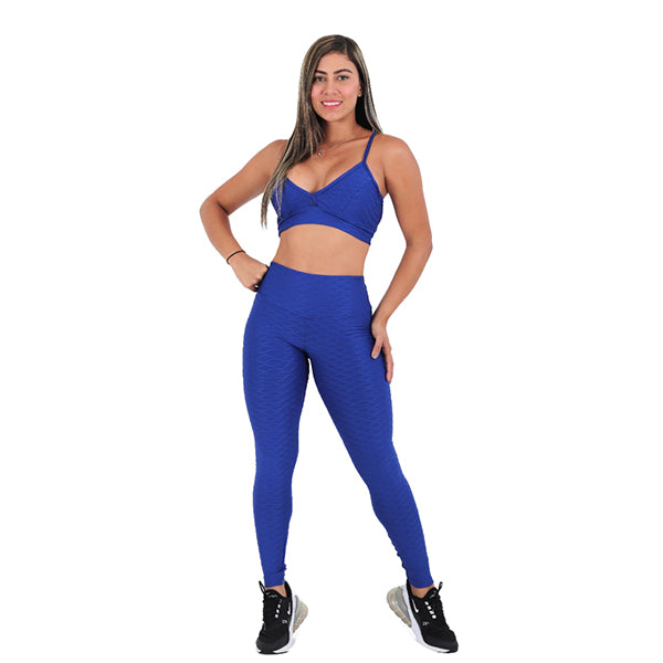 Blue Mystery Texturized Push-Up Set - Royal Blue