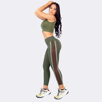 Olive Powerhouse BumBum Girls Set  - Olive Green