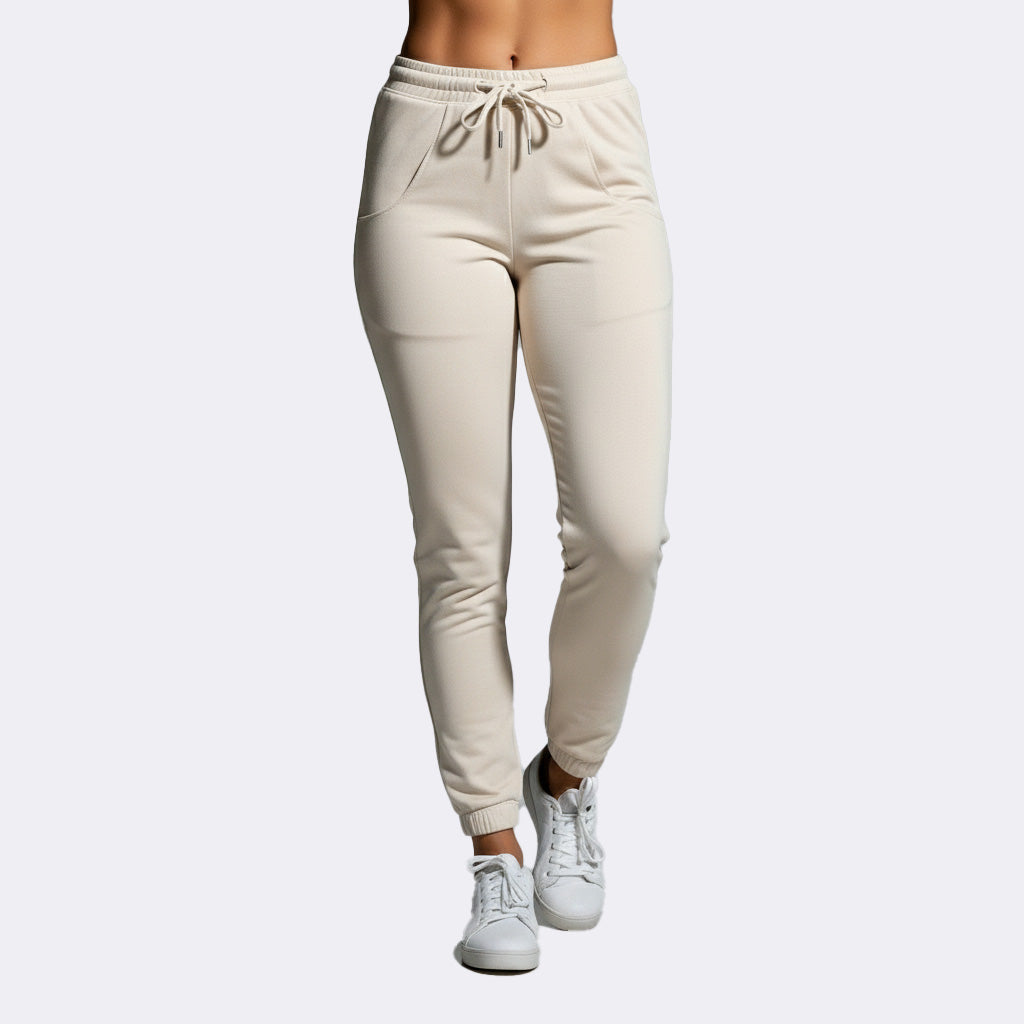 Comfort Regular Jogger Pants Small - Beige