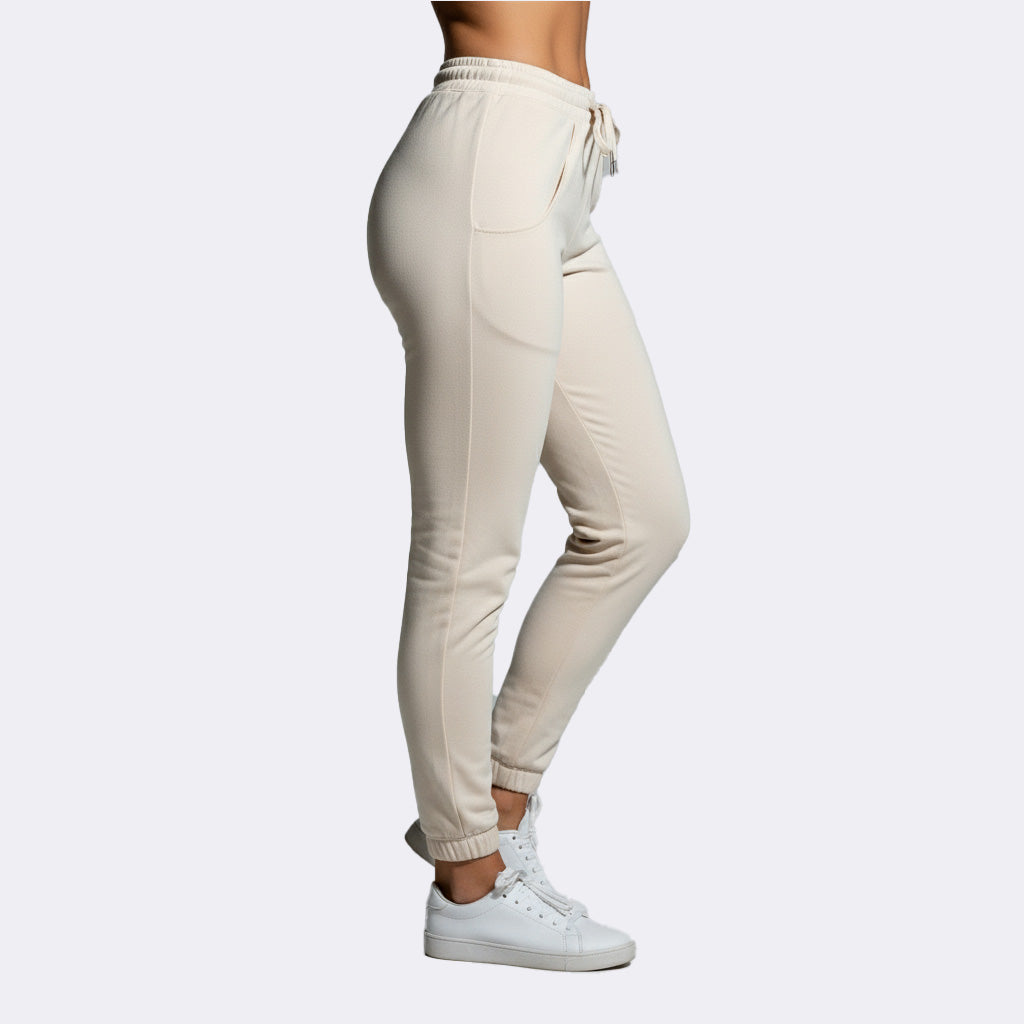 Comfort Regular Jogger Pants Small - Beige