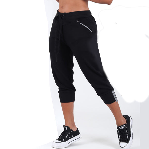 Black Flow 3/4 Only Jogger Small - Black