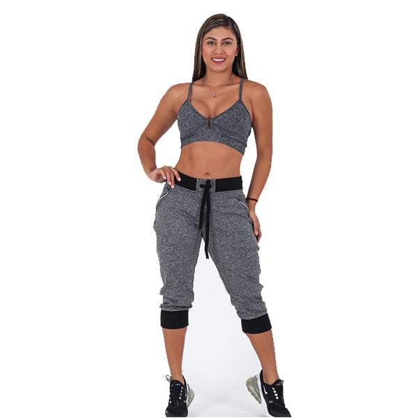 Grey Flow 3/4 Only Jogger Small - Grey