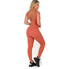 Earth Tone Macaco Jumpsuit - Terracota