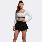 Conjunto de falda de manga larga