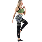 Jungle Slim Tummy Control Leggings - Green Camo