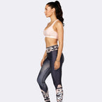 Glam Camo Sublimated Gym Set - Beige & Grey