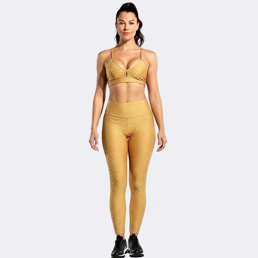 Gold Mystery Texturized PushUp Set - Gold
