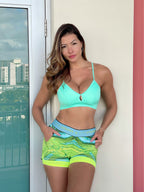 Neon Rush Waterproof Shorts Only - Neon Green