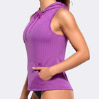 Sudadera con capucha y tirantes (solo la sudadera)