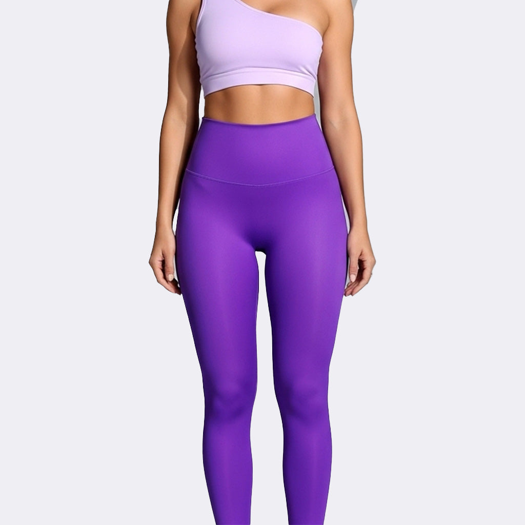 Pantalón deportivo de control de escultura lila - Individual