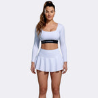 Conjunto de falda de manga larga