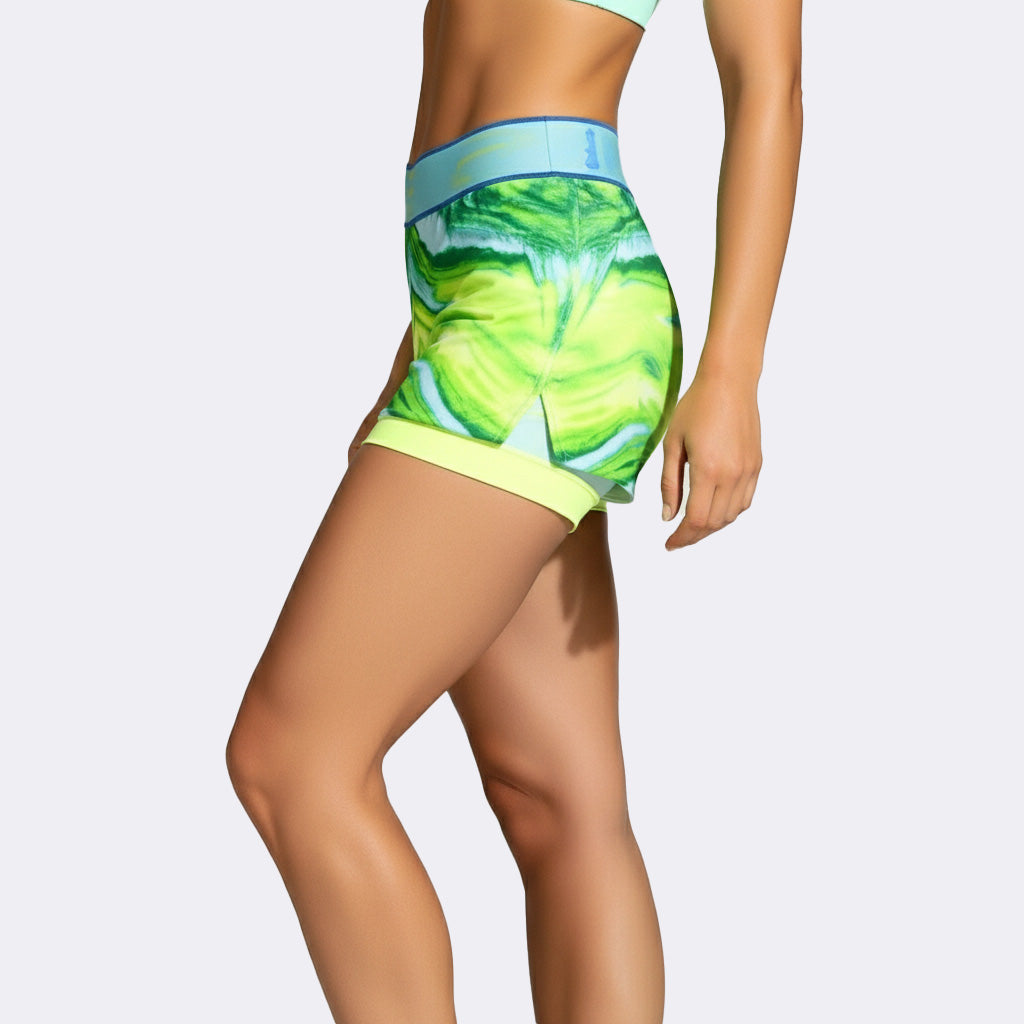 Neon Rush Waterproof Shorts Only - Neon Green