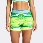 Neon Rush Waterproof Shorts Only - Neon Green