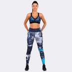 News Flash Printed Gym Set - Blue Newspaper