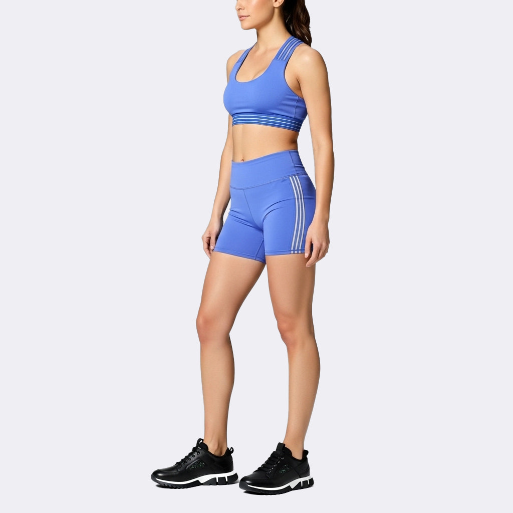 Ocean Suplex Short Set – Blue