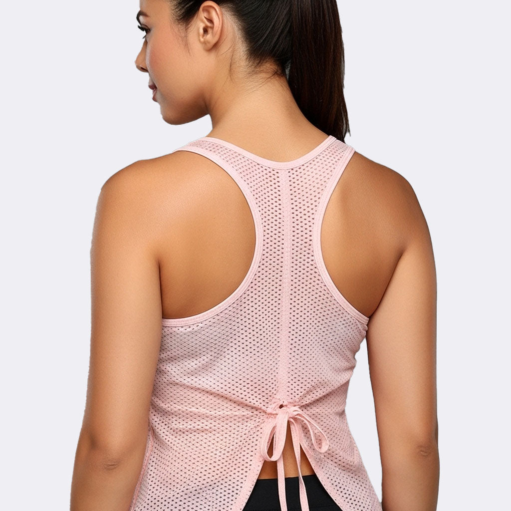Peach Adjust Adjustable Back Top - Peach
