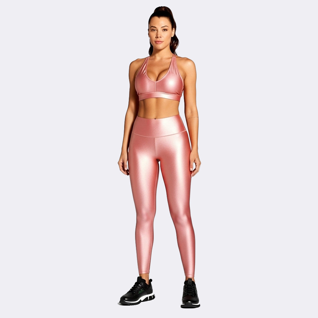 Pink Shimmer Metallic Set - Pink