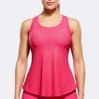 Red Adjust Adjustable Back Top - Red