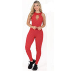 Red Bodysuit Macaco Jumpsuit - Red