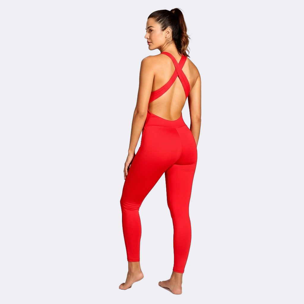 Mono cruzado en la espalda