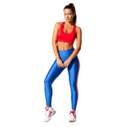 Red Rebellion Sublimated Gym Set - Classic Denim
