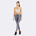Silver Serpent Leggin Sublimated Gym Set - Snake Pattern