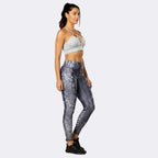 Silver Serpent Leggin Sublimated Gym Set - Snake Pattern