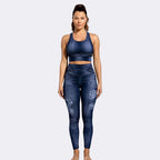 Conjunto de leggings y jeans push up