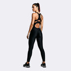 Texturized Jumpsuit Long - Black