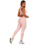 Texture Texturized Jumpsuit - Peach