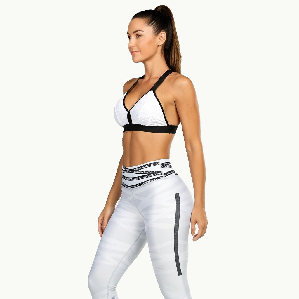 Conjunto de gimnasio Victory Pure Sublimated - Blanco irrompible
