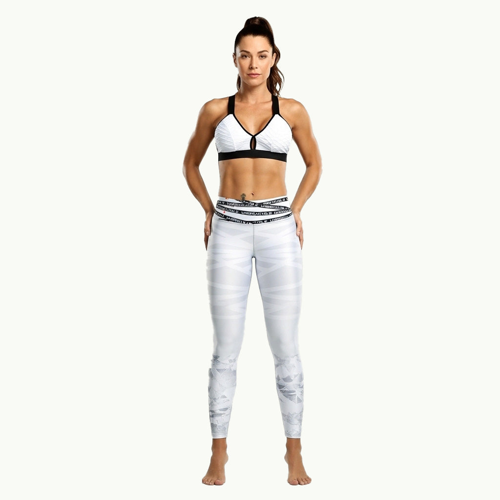 Conjunto de gimnasio Victory Pure Sublimated - Blanco irrompible