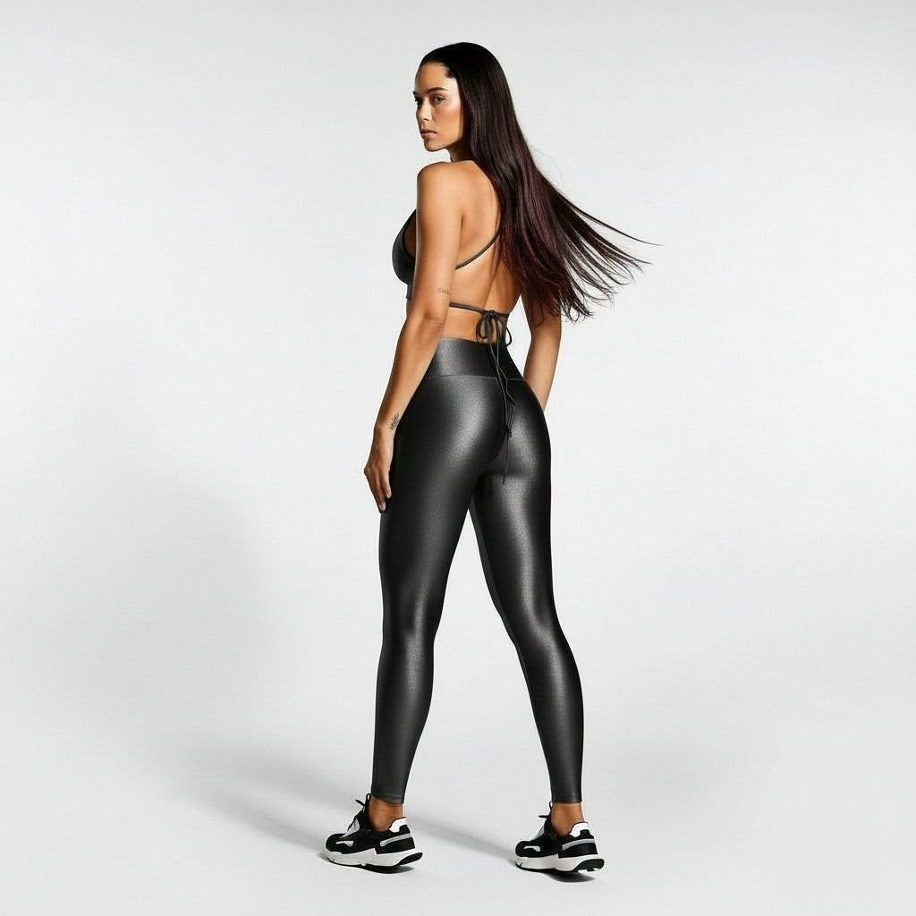 Black Sparkle Metallic Set - Black