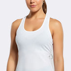 White Adjust Adjustable Back Top - White