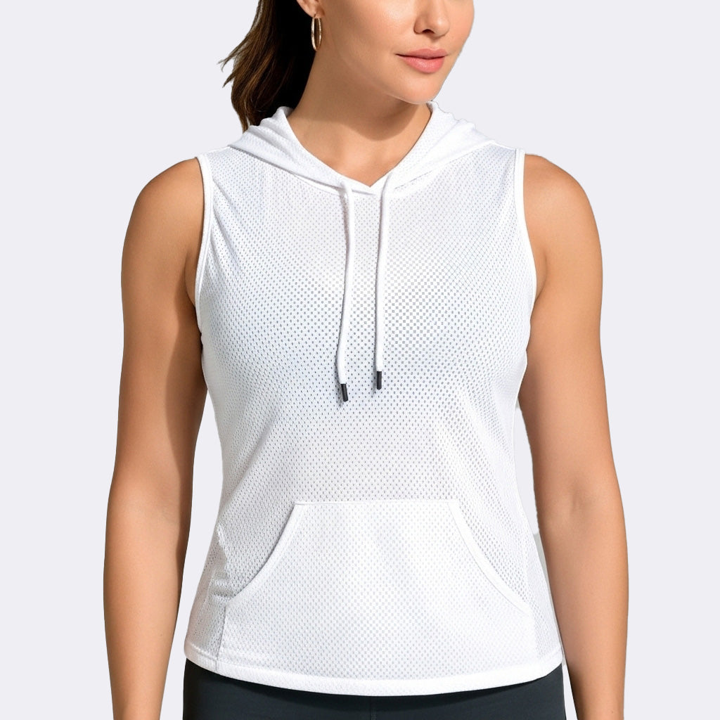 Sudadera con capucha y tirantes (solo la sudadera)