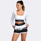 Conjunto de pantalones cortos impermeables con licra interior