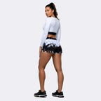 White Water Waterproof Short Set - White & Black