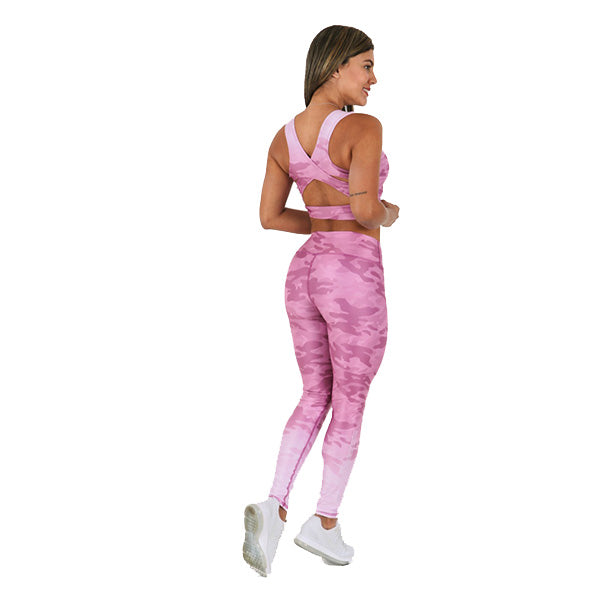 Rose Camo Chic Push-Up Set - Crossed Back
