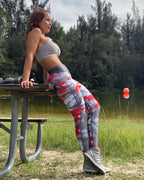 Red Strike Sublimated Gym Set - Red Camo Fitness