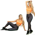 Conjunto deportivo sublimado Race Victory - Naranja y gris