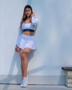 Conjunto de falda de manga larga