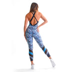 Light Breeze Sublimated Macaco Bodysuit - Light Blue