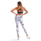 Rose Garden Sublimated Gym Set - Black Rose Floral