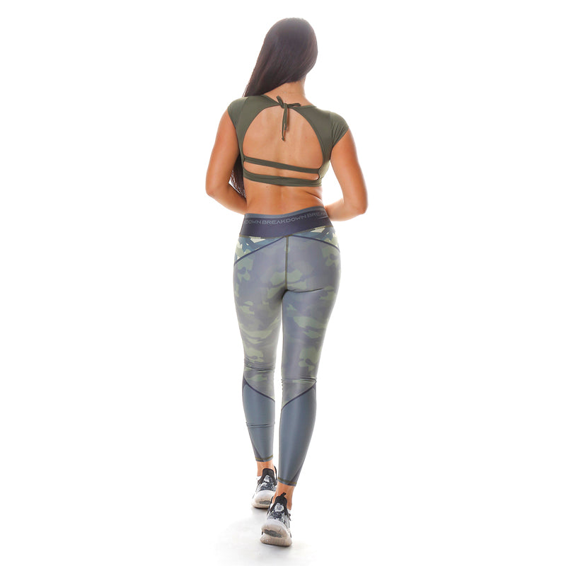 Camo Fierce Sublimated Gym Set - Breaking Down