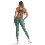 Green Jungle Sublimated Macaco Bodysuit - Green Camo