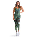 Green Jungle Sublimated Macaco Bodysuit - Green Camo